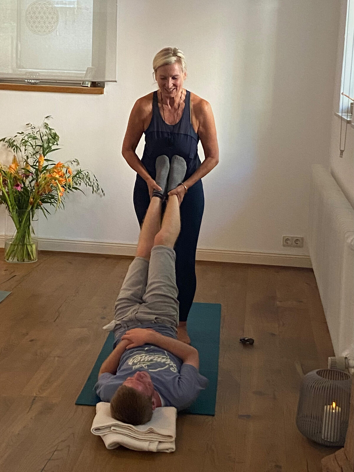 Mit allen Sinnen: Blinden-Yoga