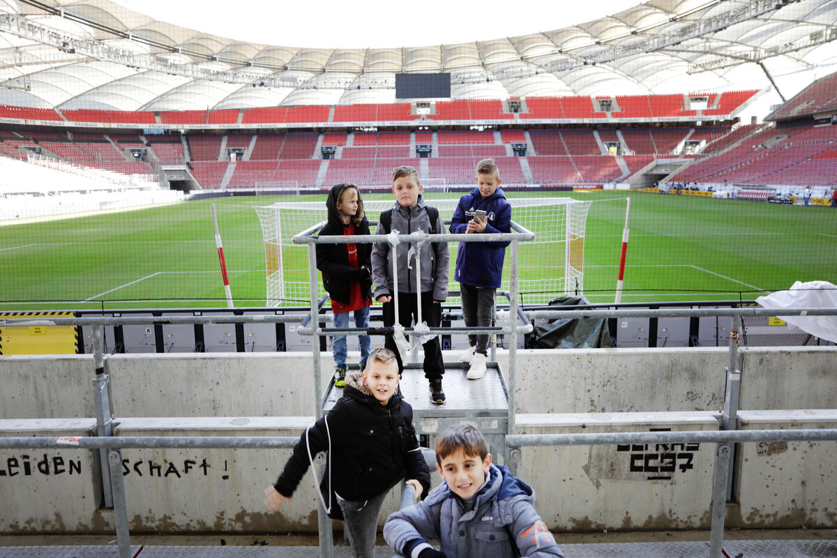 Besuch in der Mercedes-Benz Arena