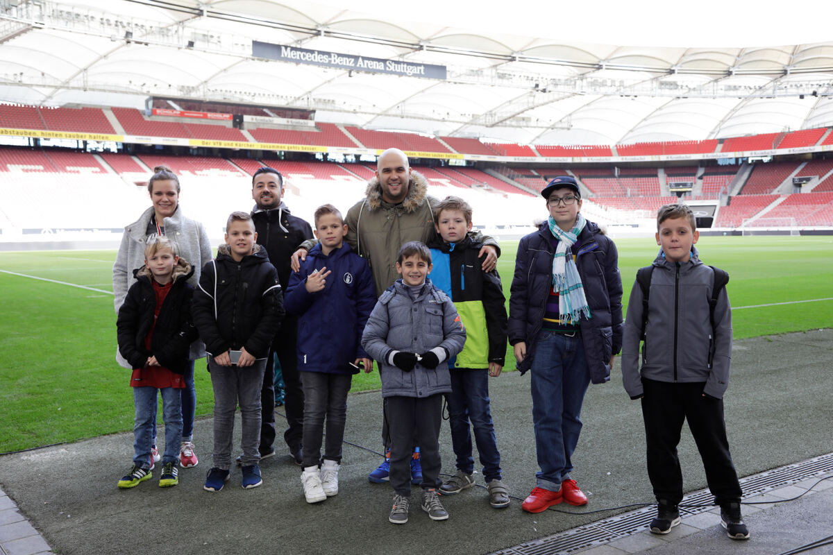 Besuch in der Mercedes-Benz Arena