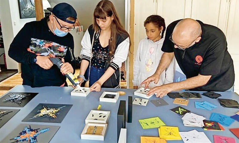 Zu Besuch im Künstleratelier